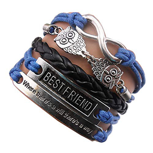 Hamsa Hand with Blue Crystal Not All Angels Have Wings Some Wear Scrubs Engraved Bracelet 